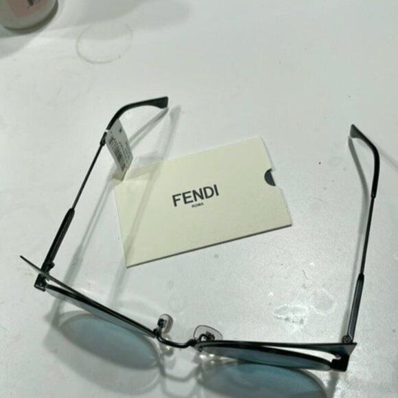 Fendi 53mm Cat Eye Sunglasses Blue - Picture 6 of 14